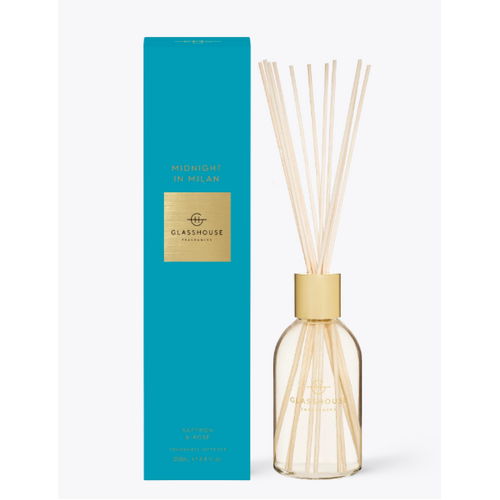 GLASSHOUSE | Midnight In Milan 250ml Fragrance Diffuser