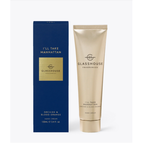 GLASSHOUSE | I&#39;ll Take Manhattan Hand Cream - Orchids &amp; Blood Orange - 100ml