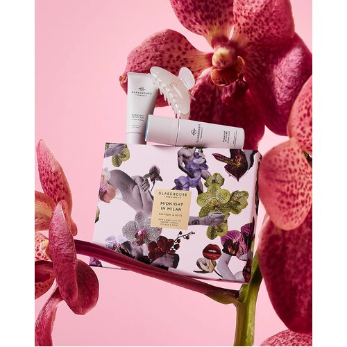 Midnight In Milan Gift Set – Saffron &amp; Rose Hair &amp; Body Duo