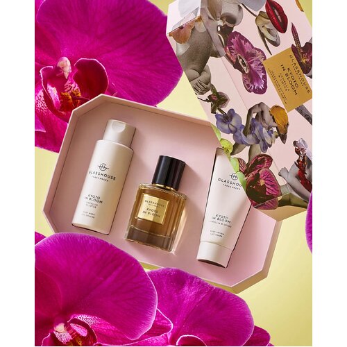 Kyoto In Bloom Gift Set – Camellia &amp; Lotus Body Care &amp; Perfume Trio