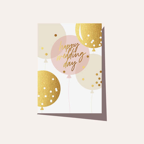 ELM PAPER | Card - Wedding Balloons