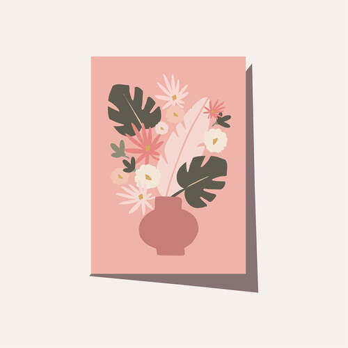 ELM PAPER | Card - Vase Foliage
