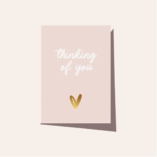 ELM PAPER | Card - Thinking Of You - Heart