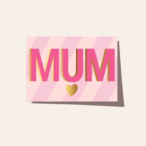 ELM PAPER I MUM NEON STRIPE