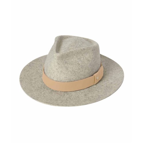 KOORINGAL | Cara Ladies Wide Brim Fedora - Light Grey Marle