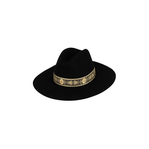 KOORINGAL | Elwood Ladies Mid Brim Fedora - Black