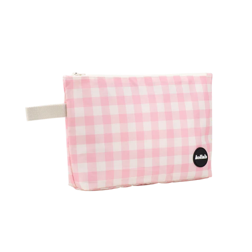 Kollab Wet Bag Candy Pink Check – Insulated, Water-Resistant &amp; Stylish