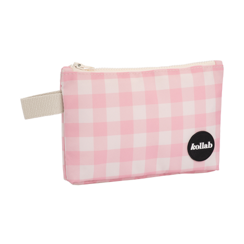 Mini Pouch Candy Pink Check
