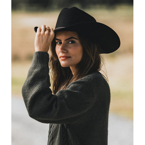 KOORINGAL | Baxter Unisex Cowboy Hat - Black