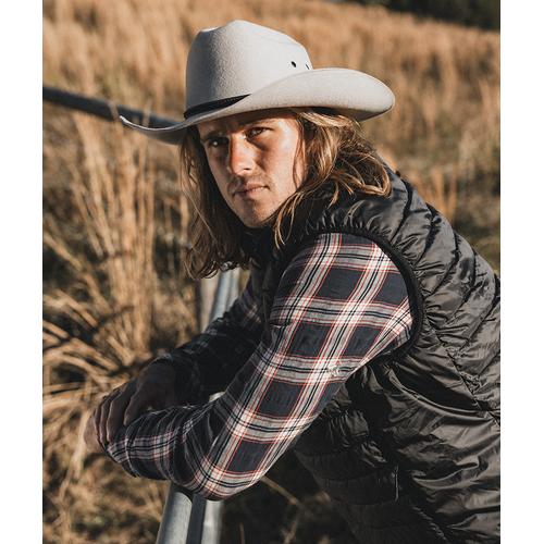 KOORINGAL | Baxter Unisex Cowboy Hat - Light Grey