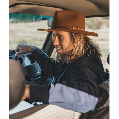 KOORINGAL | Stockton Unisex Cowboy Hat - Brown