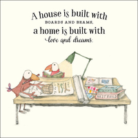 TWIGSEEDS | Card - A House Is Built With Boards