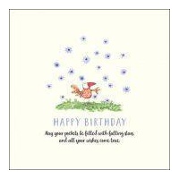 TWIGSEEDS | Card - Happy Birthday - Falling Stars