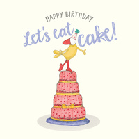 TWIGSEEDS | Card - Happy Birthday, Let's Eat Cake
