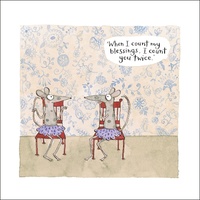TWIGSEEDS | Card - When I Count My Blessings I Count You Twice.