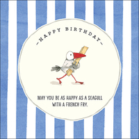 TWIGSEEDS | Card - Happy Birthday May You Be As Happy As A Seagull