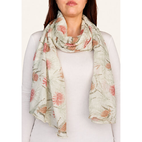 Koton Kraft | Blush Native Bloom 100% Wool Scarf