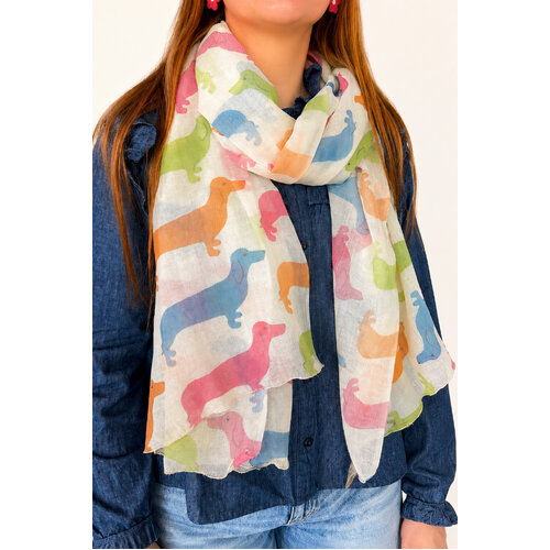 Koton Kraft | Dachshund Parade 100% Wool Scarf
