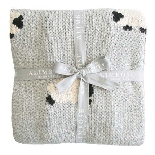 ALIMROSE | Baa Baa Baby Blanket Latte