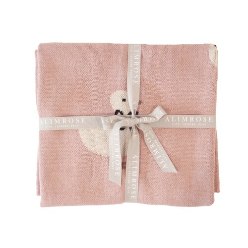 Alimrose Cotton Duck Baby Blanket - Petal