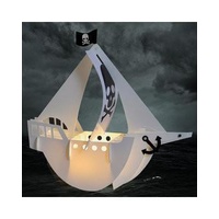 Pirate Ship LED Table Lamp - Beautiful Bedside Table Lamp by Lumi Co