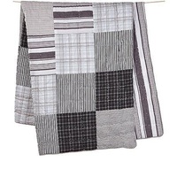 TOSHI | Patchwork Quilt Charcoal