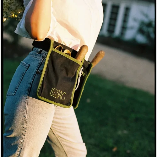 LE SAC |  Gardening Belt [Navy w/Green]