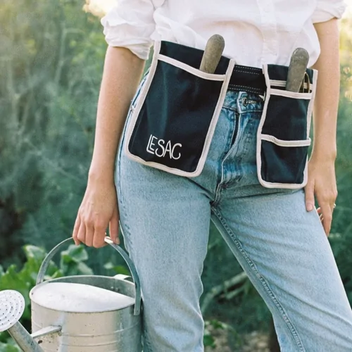 LE SAC |  Gardening Belt [Colour: Navy with Taupe]