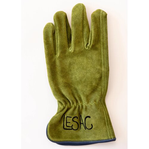 LESAC | Everyday Garden Gloves – Suede Short Glove - Olive [Size Medium]