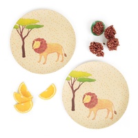 LOVE MAE | Bamboo 2pk Large Plates - On Safari