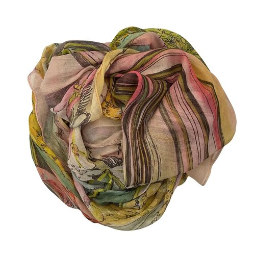 The Artist Label | Wattle Blossom Scarf by Kirsten Asche-Woodger – Modal Viscose Infinity Scarf