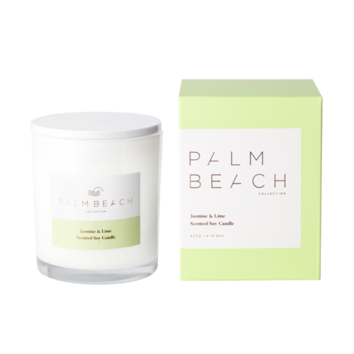 PALM BEACH | Jasmine & Lime Scented Candle 420g