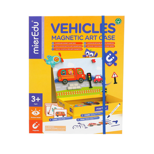 mierEDU | Magnetic Art Case - Vehicles