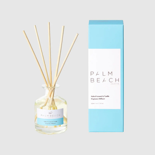 PALM BEACH | Salted Caramel &amp; Vanilla 50ml Mini Fragrance Diffuser