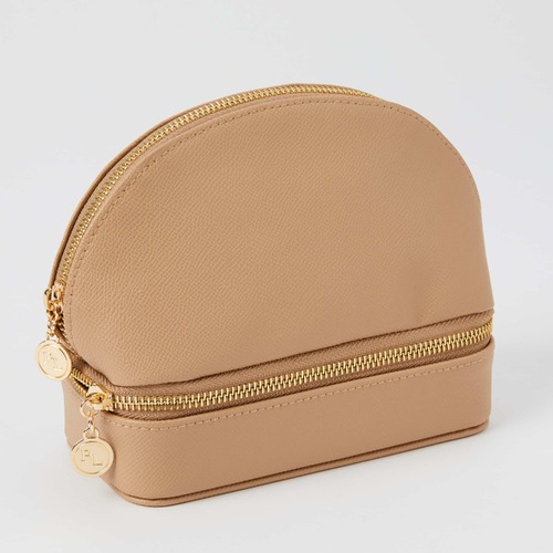PILBEAM | Amara Cosmetic &amp; Jewellery Holder Case - Nude