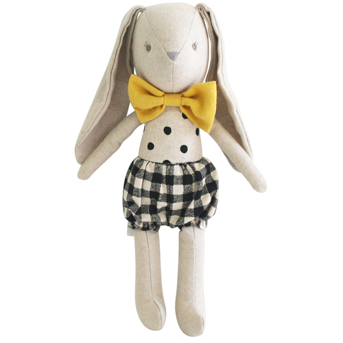 ALIMROSE | Baby Boy Bunny - Black Check