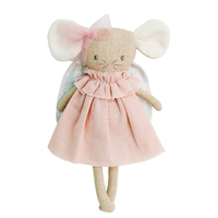 ALIMROSE | Angel Baby Mouse - Pink Silver 25cm