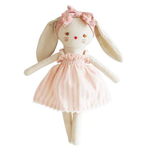 ALIMROSE | Bopsy Bunny 26cm Pink Stripe