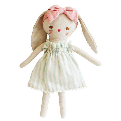 ALIMROSE | Bopsy Bunny 26cm Sage Stripe