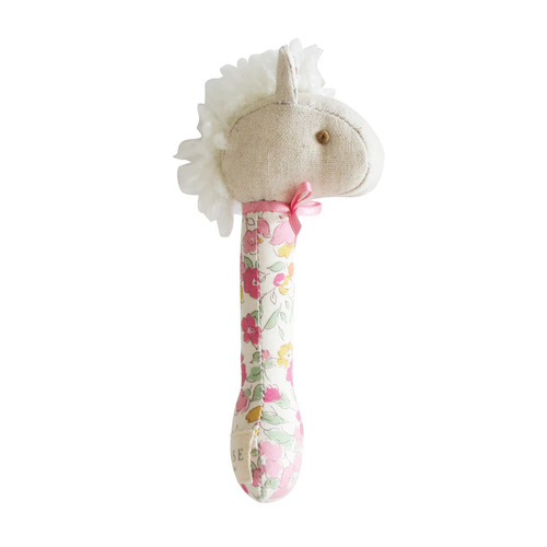 ALIMROSE | Horse Stick Rattle - Rose Garden