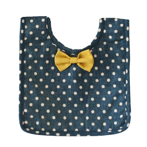 Bow Tie Bib Ocean Blue