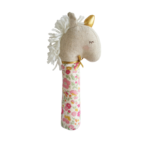 ALIMROSE | Yvette Unicorn Squeaker - Rose Garden