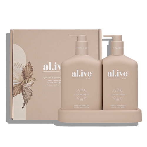 AL.IVE BODY | Wash & Lotion duo [Apricot & Sweet Fig]