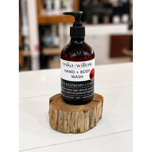 OSKA + WILLOW | Hand + Body Wash 500ml – Black Raspberry &amp; Vanilla 