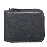 PIERRE CARDIN | Mens Italian Leather Wallet-Black