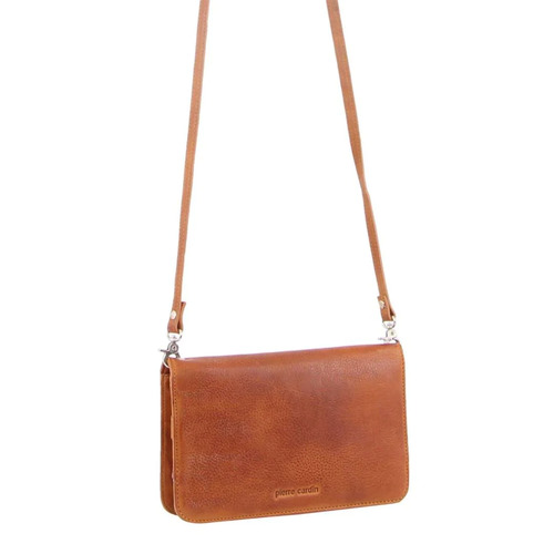 PIERRE CARDIN | Ladies Clutch/Wallet - Cognac