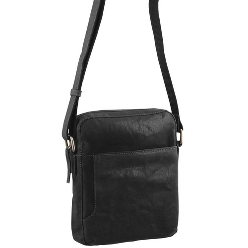 Pierre Cardin Rustic Leather iPad Mini Bag - Brown