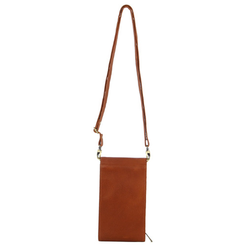 PIERRE CARDIN | Cross Body Bag/Wallet/Clutch - Cognac