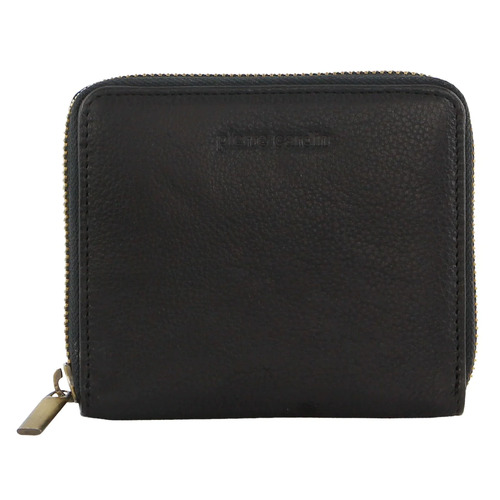 PIERRE CARDIN | Ladies Leather Zip Around Wallet - Black