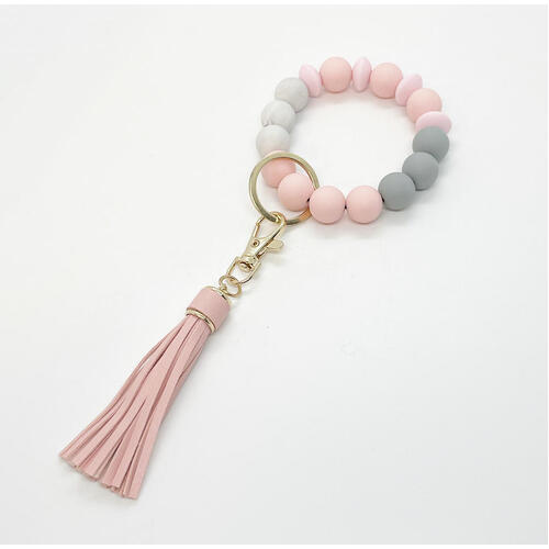 Bag Hanger Keyring - Pink